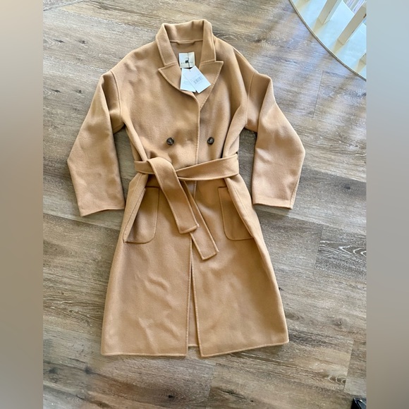 Anine Bing Jackets & Blazers - NWT Anine Bing Dylan Coat in Camel Size XS (Wool & Cashmere)